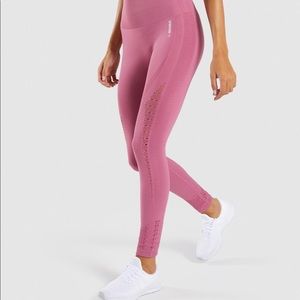 Gymshark Energy Seamless Legging In Dusky Pink